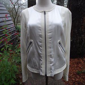 Truth and Pride White Bomber Jacket